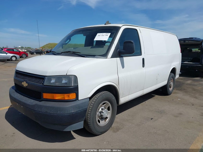 Vin: 1gcwgafp3j1202651, lot: 45223930, chevrolet express 2500 work van 20182
