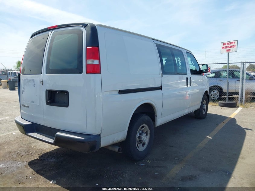 Vin: 1gcwgafp3j1202651, lot: 45223930, chevrolet express 2500 work van 20184