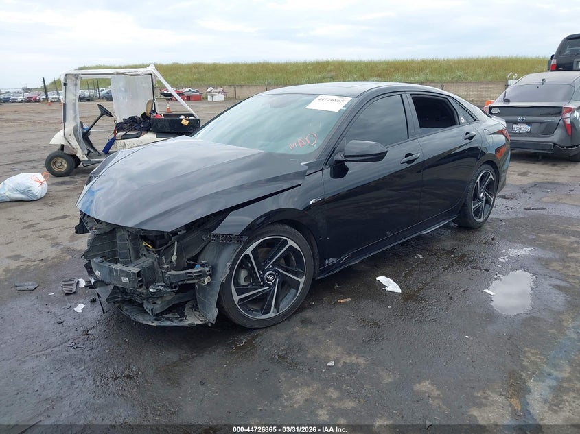 2022 Hyundai Elantra N Line KMHLR4AF4NU237759 photo 1