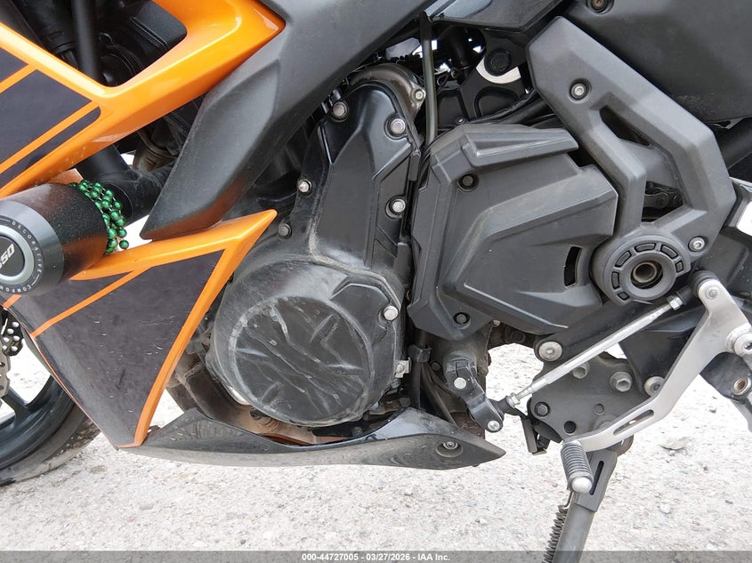 2025 Kawasaki Ex650 P VIN: ML5EXEP10SDAF5808 Lot: 44727005