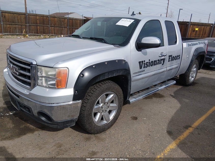 2012 Gmc SIERRA 5.3 1500 Sle grey Lot 111044727124 Vin 1GTR2VE72CZ218168