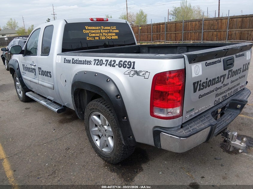 2012 Gmc SIERRA 5.3 1500 Sle grey Lot 111044727124 Vin 1GTR2VE72CZ218168