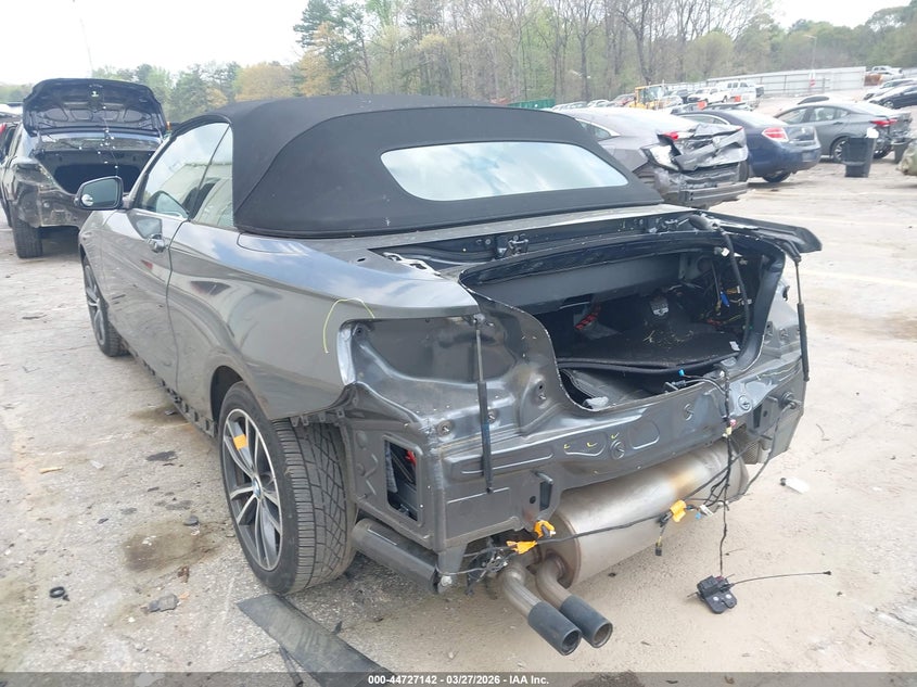 2018 BMW 230I VIN: WBA2M7C5XJVD51435 Lot: 44727142