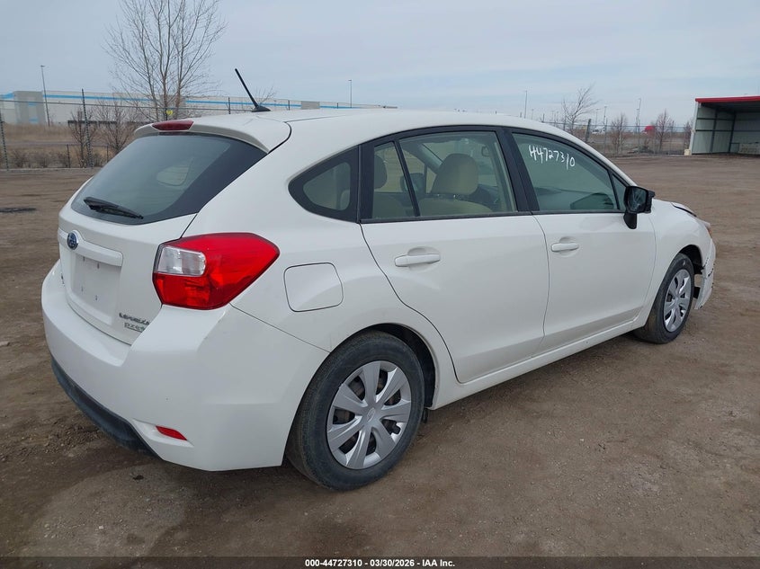 Vin: jf1gpaa68g8243107, lot: 45224490, subaru impreza 2.0i 20164