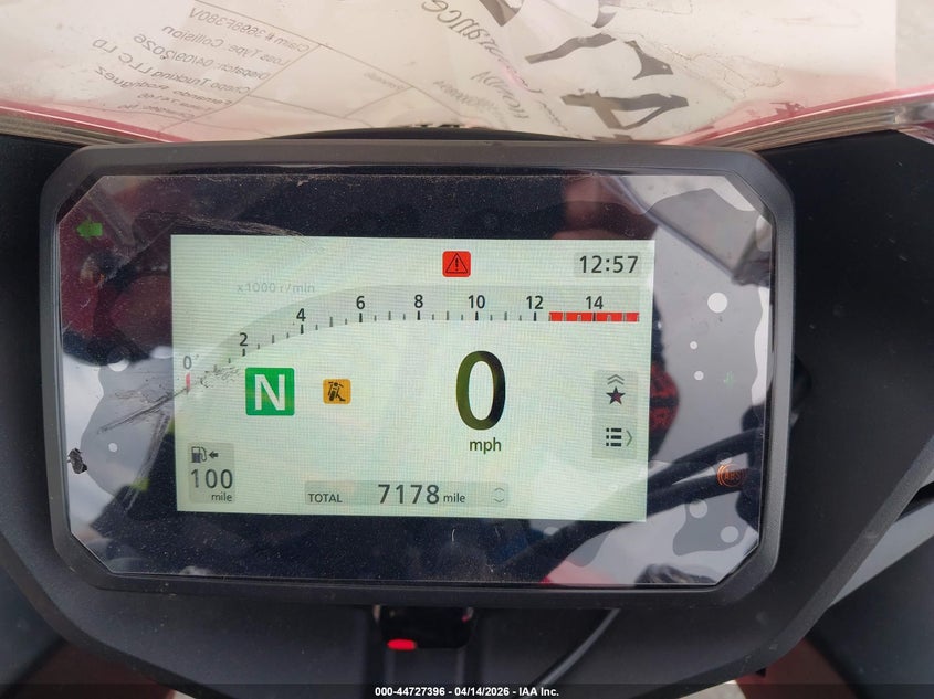 2024 Honda Cbr650 R VIN: MLHRH1550R5000894 Lot: 44727396