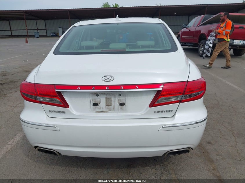2011 Hyundai Azera Limited VIN: KMHFC4DF1BA559556 Lot: 44727490