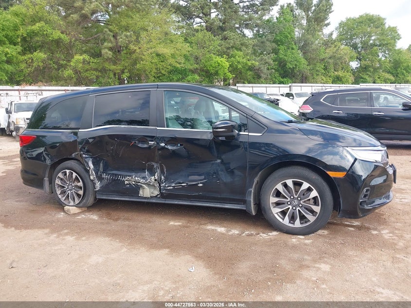 2022 Honda Odyssey Ex-L VIN: 5FNRL6H78NB012070 Lot: 44727563