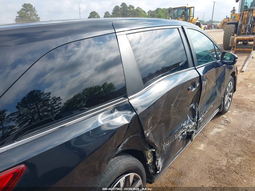 2022 Honda Odyssey Ex-L VIN: 5FNRL6H78NB012070 Lot: 44727563