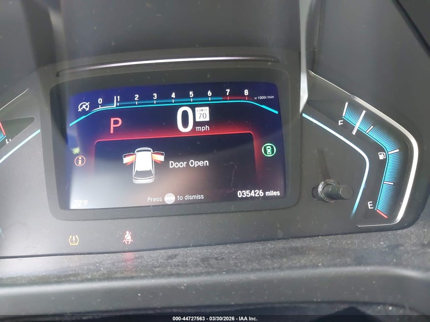 2022 Honda Odyssey Ex-L VIN: 5FNRL6H78NB012070 Lot: 44727563