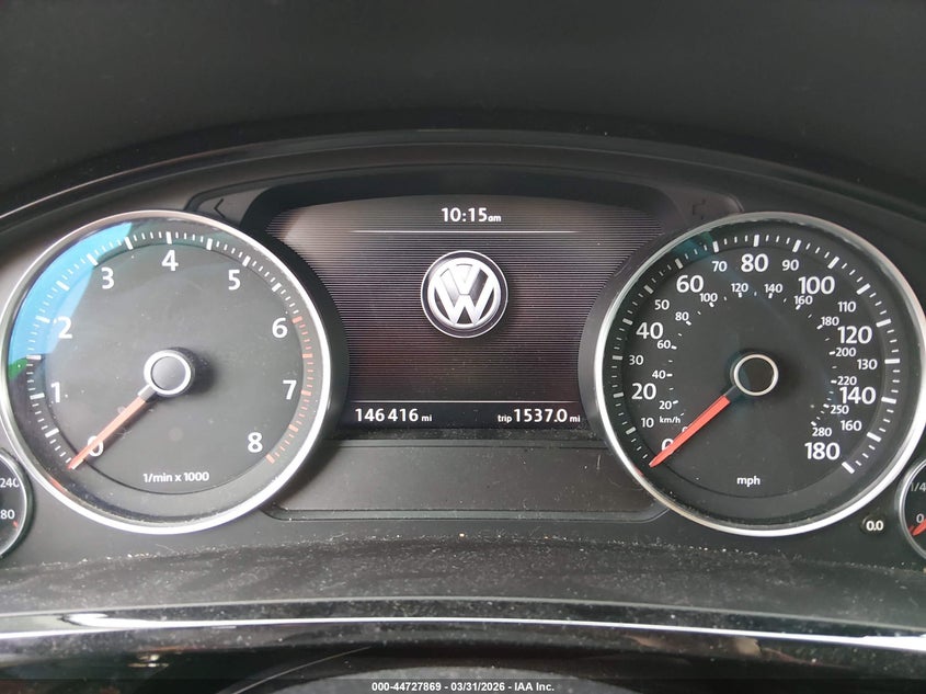 2011 Volkswagen Touareg Vr6 Sport VIN: WVGFF9BP7BD000186 Lot: 44727869