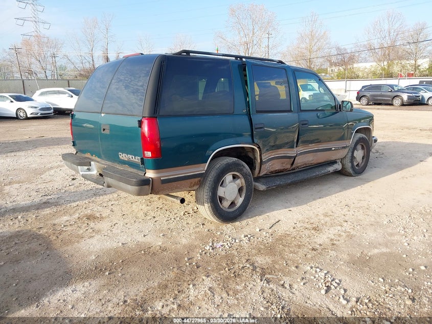 1996 Chevrolet Tahoe K1500 VIN: 1GNEK13R8TJ419445 Lot: 44727965