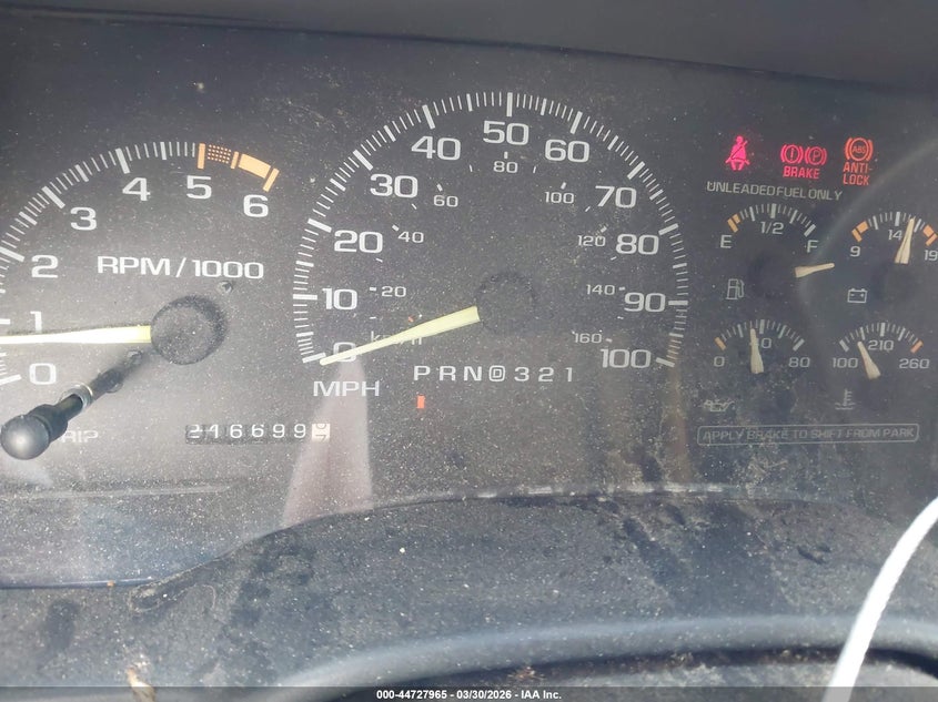 1996 Chevrolet Tahoe K1500 VIN: 1GNEK13R8TJ419445 Lot: 44727965