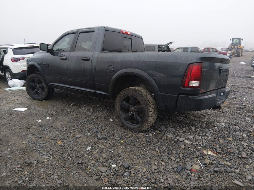 Vin: 1c6rr7gg1ks708667, lot: 45225562, ram 1500 classic warlock  4x4 6'4 box 20193