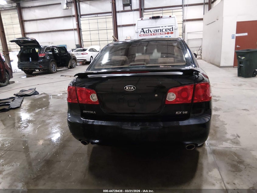 2007 Kia Optima Ex V6 VIN: KNAGE124575136088 Lot: 44728438
