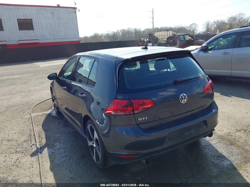 2015 Volkswagen Golf Gti 2.0T Autobahn 4-Door
