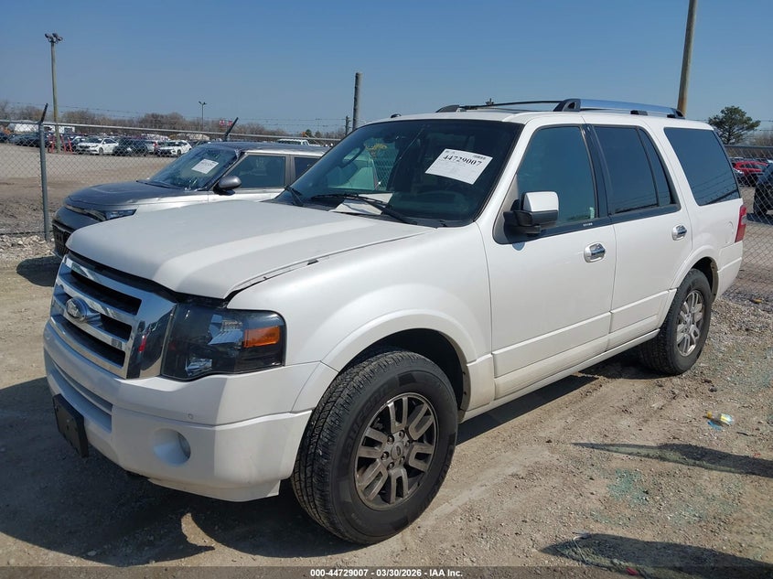 2012 Ford Expedition 5.4 Limited white Lot 111044729007 Vin 1FMJU2A53CEF39021