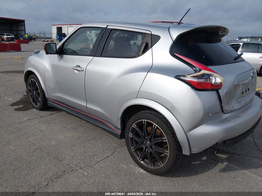 Vin: jn8af5mr7gt605770, lot: 45226221, nissan juke nismo 20163