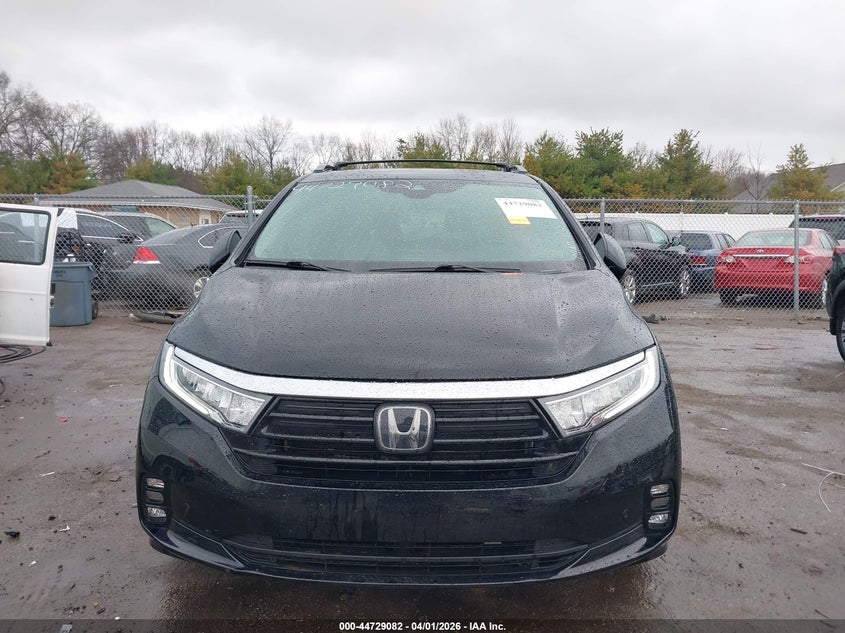 2022 Honda Odyssey Elite VIN: 5FNRL6H99NB012256 Lot: 44729082