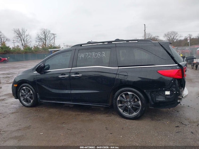 2022 Honda Odyssey Elite VIN: 5FNRL6H99NB012256 Lot: 44729082