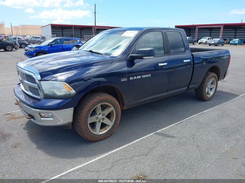 2012 Ram 1500 5.7 Ram Slt grey Lot 111044729232 Vin 1C6RD7GT7CS335163