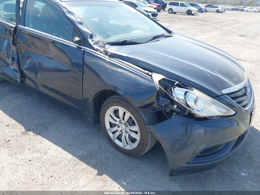 2012 Hyundai Sonata 2.4 Gls grey Lot 111044729335 Vin 5NPEB4AC6CH311231