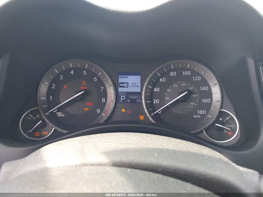 2011 Infiniti M37X VIN: JN1BY1AR8BM372673 Lot: 44729370