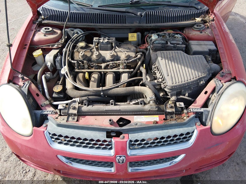 2004 Dodge Neon Sxt VIN: 1B3ES56C44D521138 Lot: 44729506