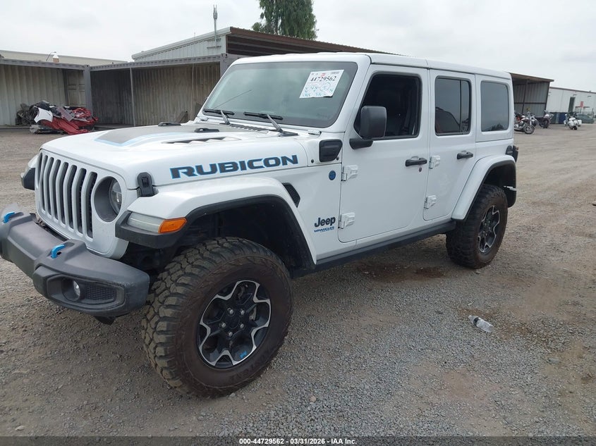 2022 Jeep Wrangler 4Xe Unlimited Rubicon 4X4