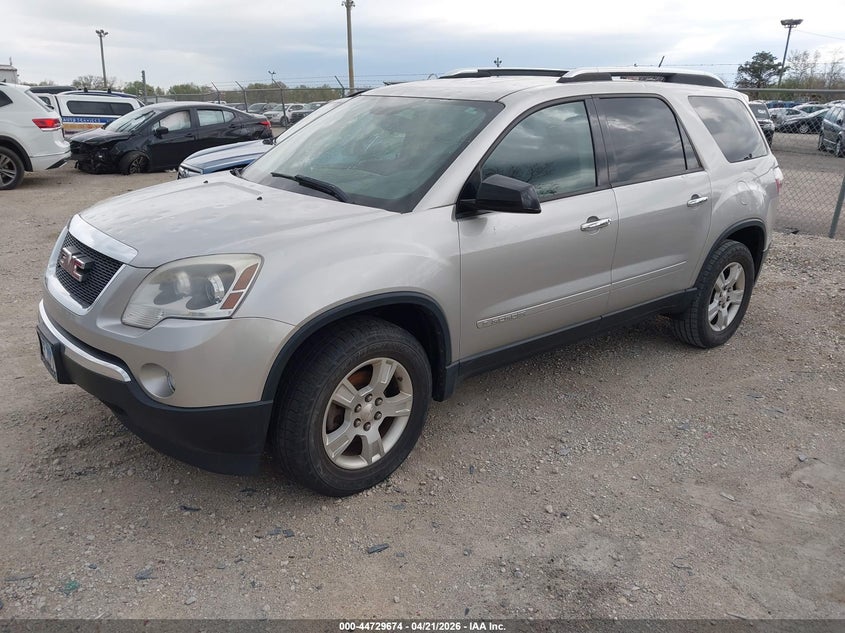 2008 Gmc Acadia Sle-1 1GKER13768J277594 photo 1