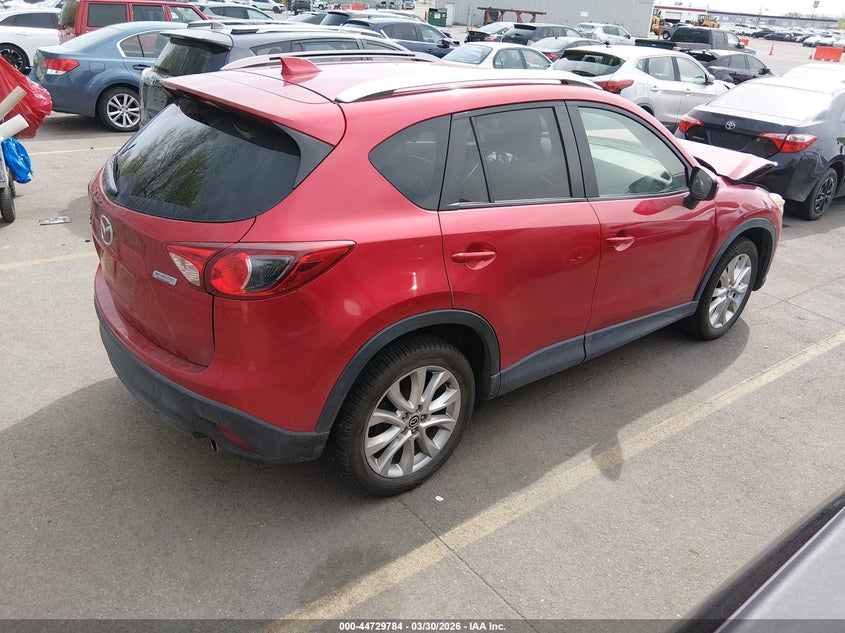 Vin: jm3ke4dyxf0483370, lot: 45226964, mazda cx-5 grand touring 20154