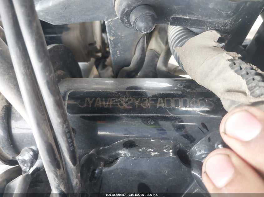 2015 Yamaha Xvs1300 Ctc/Ctbc VIN: JYAVP32Y3FA000465 Lot: 44729807