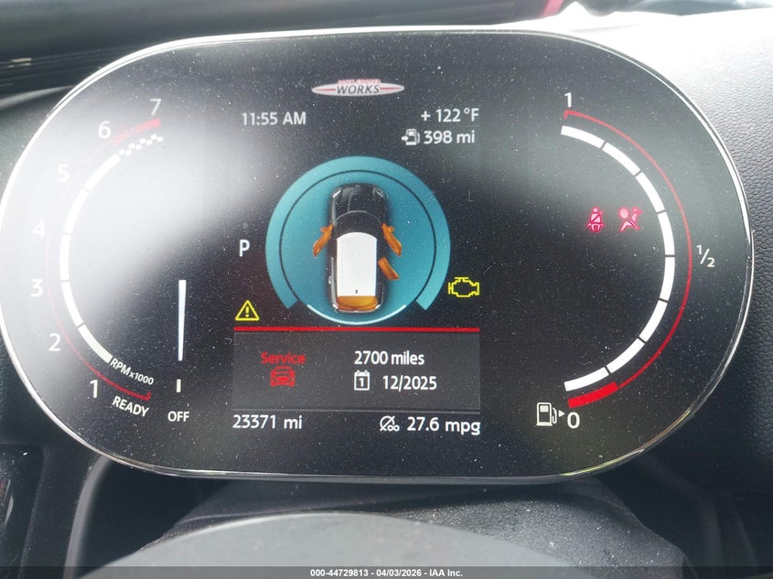 2024 Mini Countryman John Cooper Works VIN: WMZ33BS0XR3R54392 Lot: 44729813