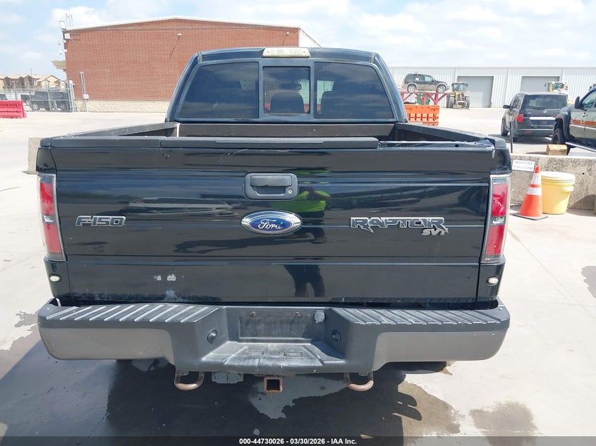 2012 Ford F-150 6.2 Svt Raptor black Lot 111044730026 Vin 1FTFW1R63CFC32969
