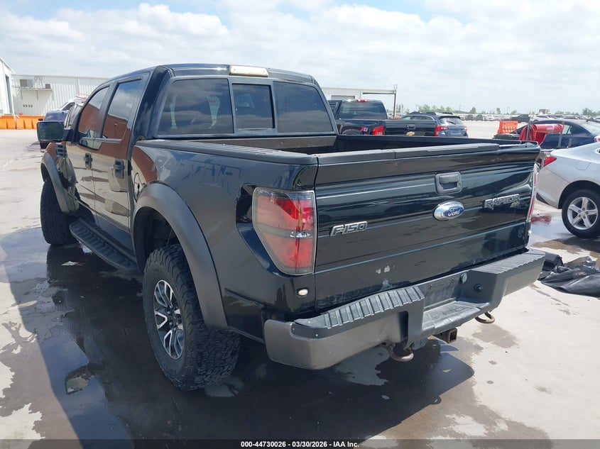2012 Ford F-150 6.2 Svt Raptor black Lot 111044730026 Vin 1FTFW1R63CFC32969