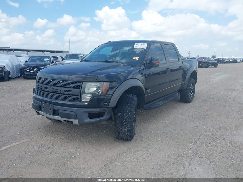 Vin: 1ftfw1r63cfc32969, lot: 45227206, ford f-150 svt raptor 20122