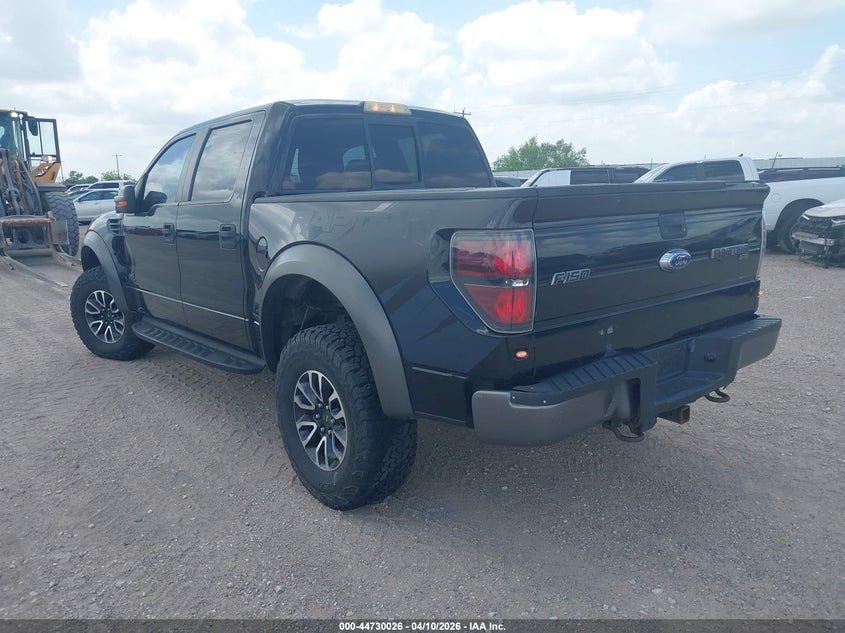 Vin: 1ftfw1r63cfc32969, lot: 45227206, ford f-150 svt raptor 20123