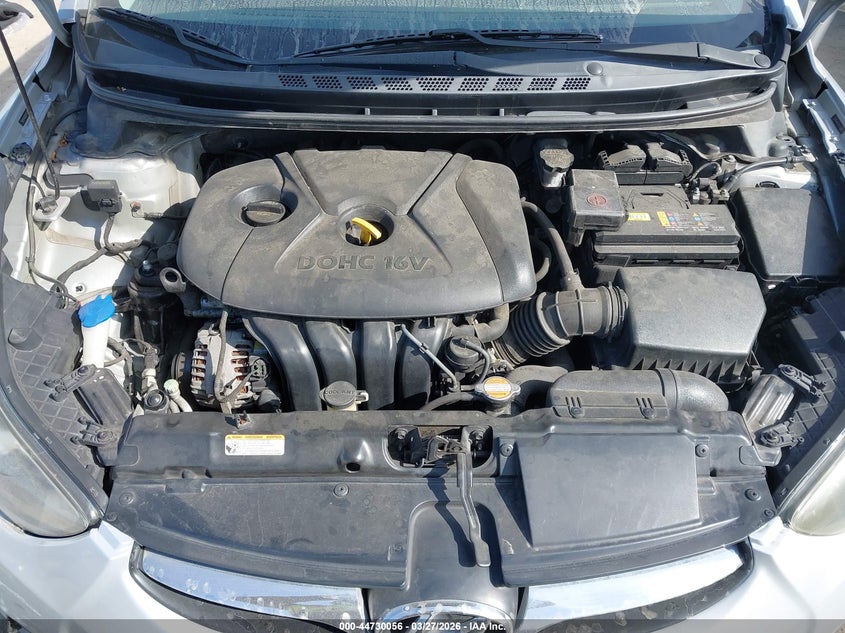 2012 Hyundai Elantra 1.8 Gls silver Lot 111044730056 Vin 5NPDH4AE8CH142888