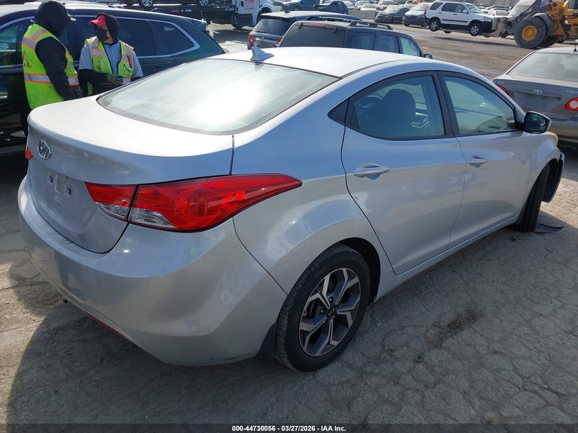 2012 Hyundai Elantra 1.8 Gls silver Lot 111044730056 Vin 5NPDH4AE8CH142888