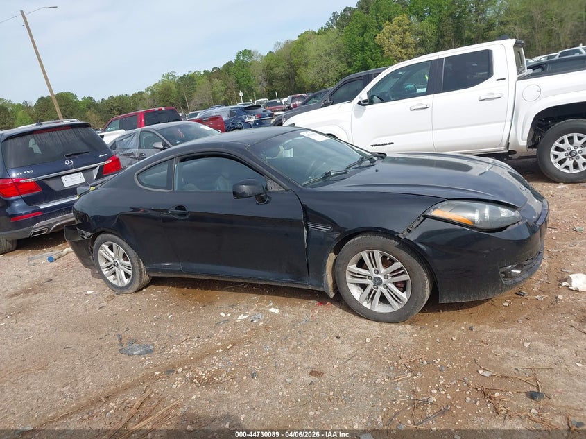 2008 Hyundai Tiburon Gs VIN: KMHHM66D27U258359 Lot: 44730089