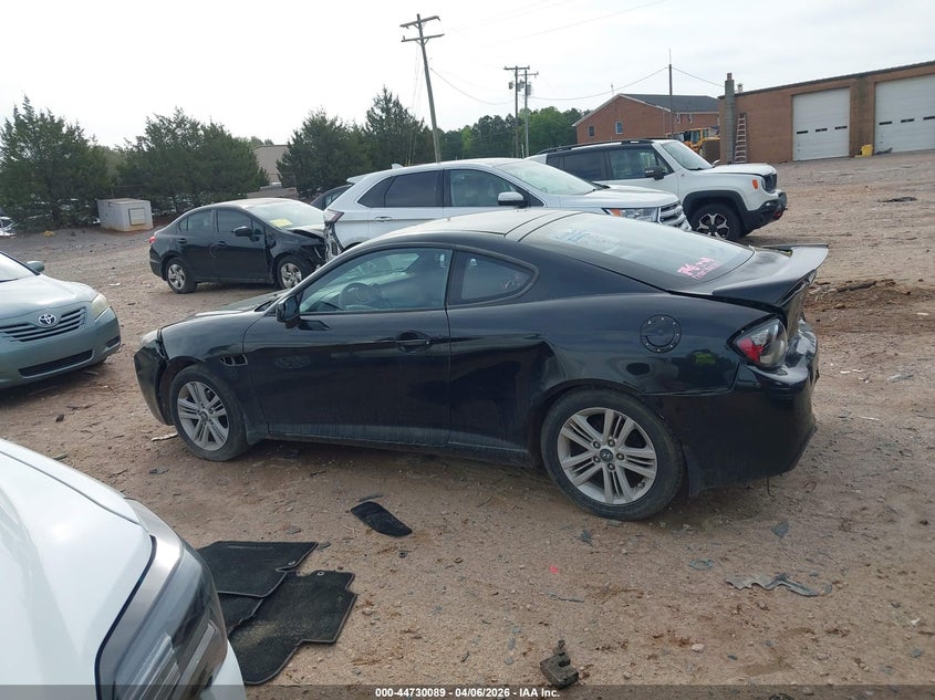 2008 Hyundai Tiburon Gs VIN: KMHHM66D27U258359 Lot: 44730089