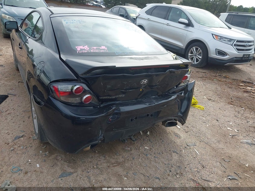 2008 Hyundai Tiburon Gs VIN: KMHHM66D27U258359 Lot: 44730089