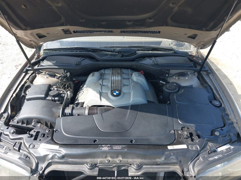 2004 BMW 745Li VIN: WBAGN63484DS49546 Lot: 44730155