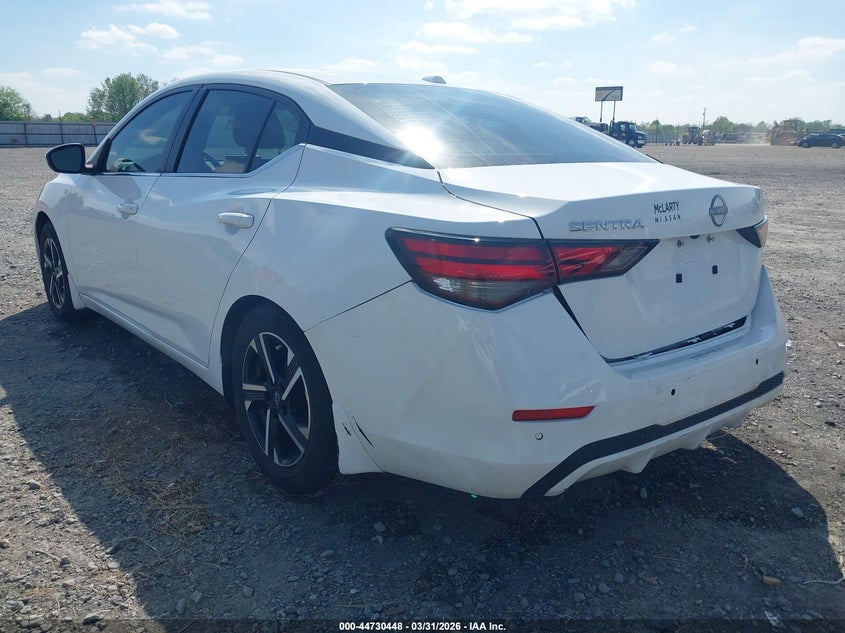 VIN 3N1AB8CV4SY216207 2025 NISSAN SENTRA SV