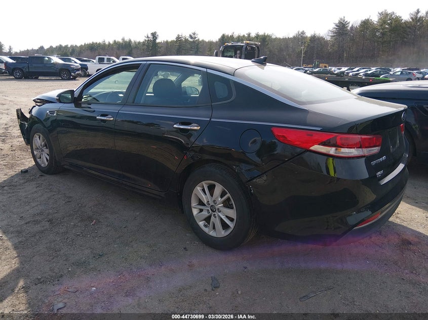 Vin: 5xxgt4l37jg214759, lot: 45227879, kia optima lx 20183