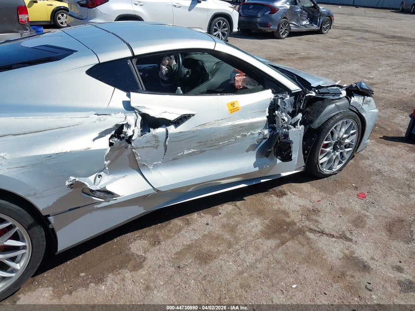 2021 Chevrolet Corvette Stingray Rwd 1Lt VIN: 1G1YA2D49M5123807 Lot: 44730890