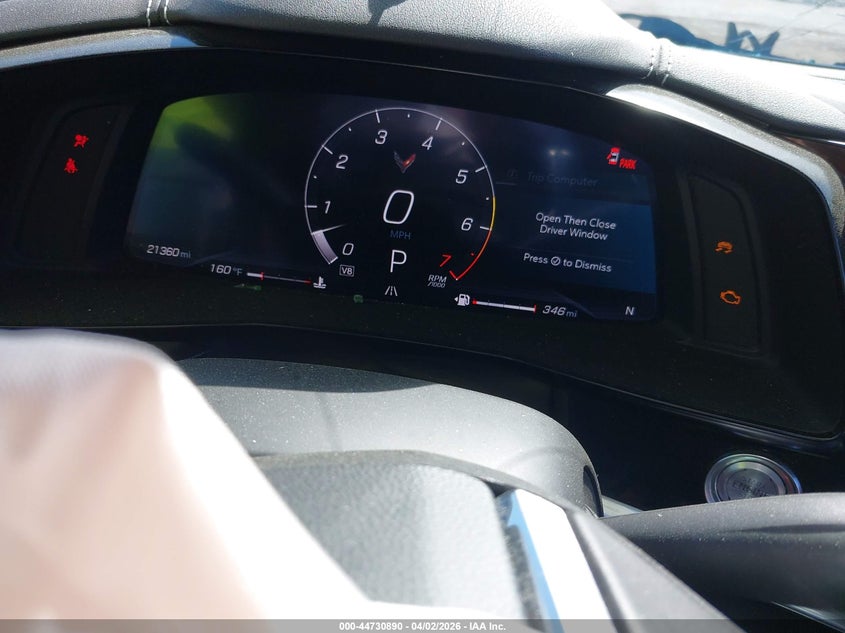 2021 Chevrolet Corvette Stingray Rwd 1Lt VIN: 1G1YA2D49M5123807 Lot: 44730890