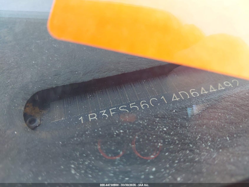 2004 Dodge Neon Sxt VIN: 1B3ES56C14D644492 Lot: 44730900