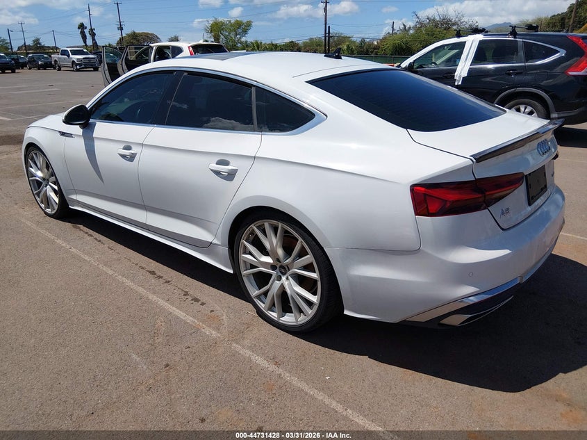 Vin: waufacf59na018992, lot: 45228608, audi a5 sportback premium plus 45 tfsi s line quattro s tronic 20223