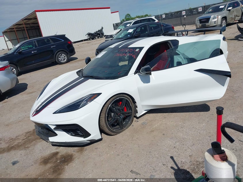 Vin: 1g1yb2d4xr5113520, lot: 45228723, chevrolet corvette stingray rwd  2lt 20242