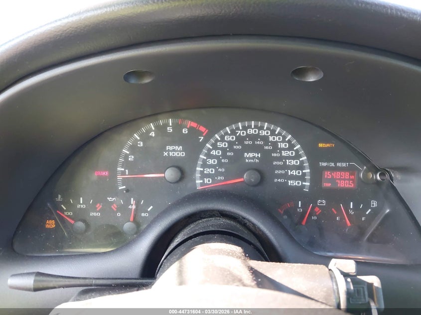 2002 Chevrolet Camaro Z28 VIN: 2G1FP22GX22159727 Lot: 44731604